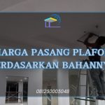 Harga Pasang Plafon